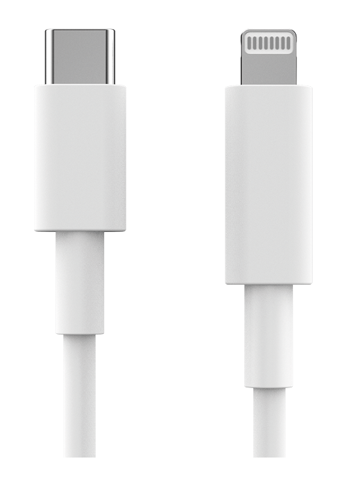 USB Datenkabel Type-C 3.1 auf Lightning  1m  weiß