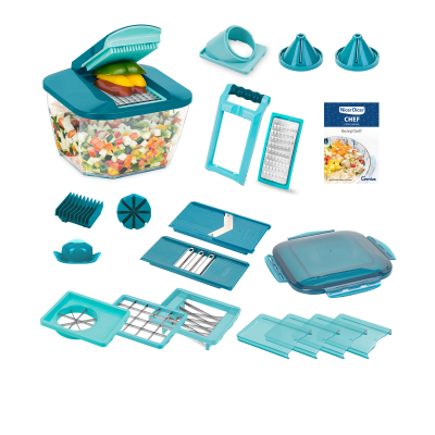 Nicer Dicer Chef Professional Set 23-tlg. dark petrol