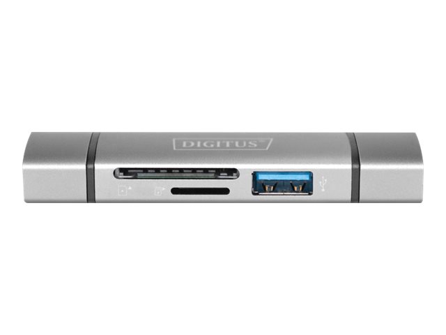 DIGITUS | Dual Card Reader Hub USB-C / USB 3.0, OTG