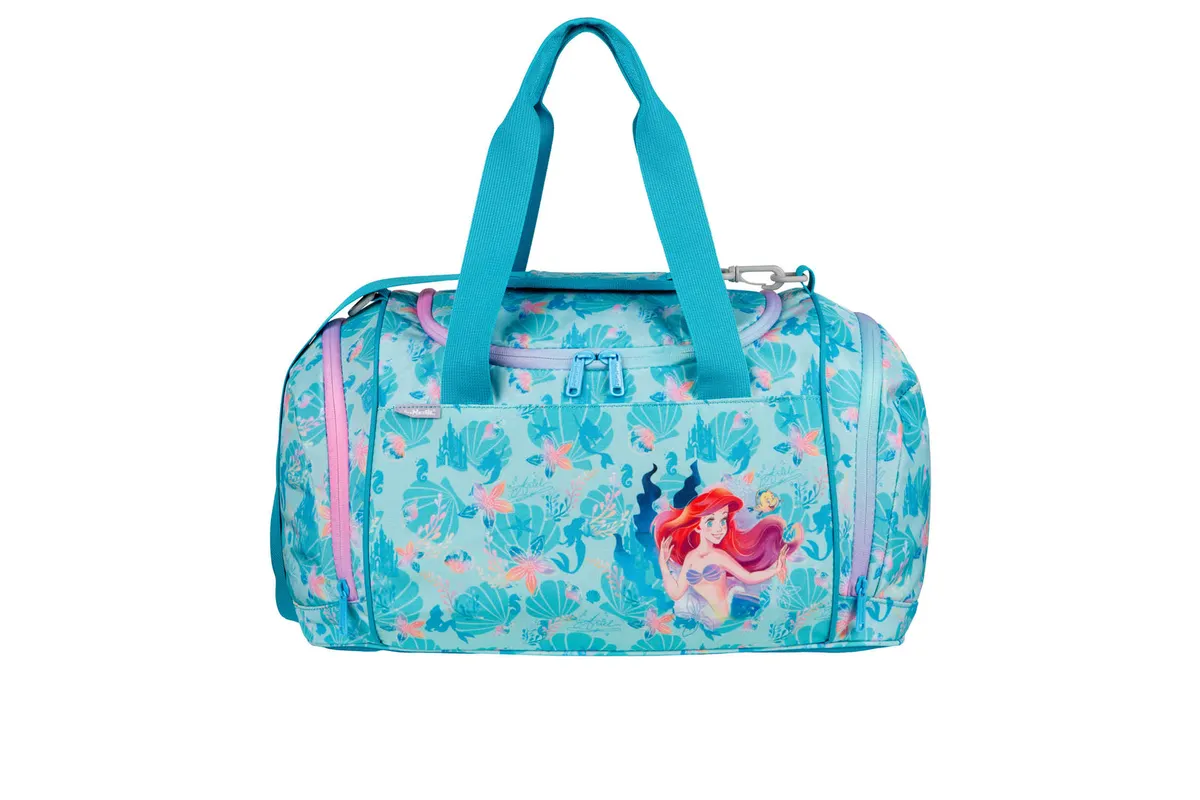 Disney Arielle | Sporttasche | 18 l | Nassfach | verstellbarer Schultergurt