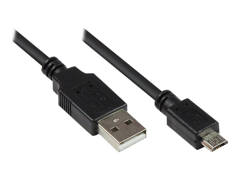USB2.0 Kabel A-Micro B schw. 1m