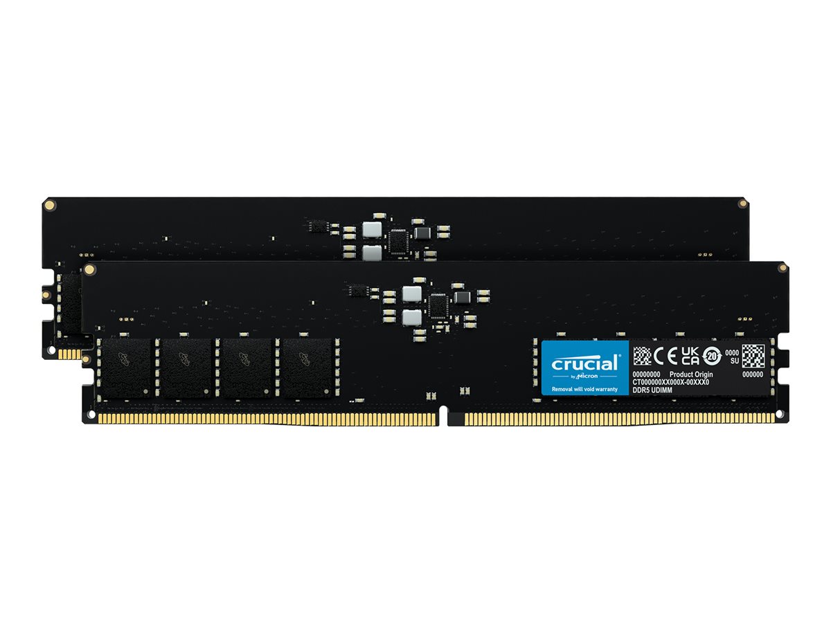 Crucial - DDR5 - Kit - 32 GB: 2 x 16 GB - DIMM 288-PIN
