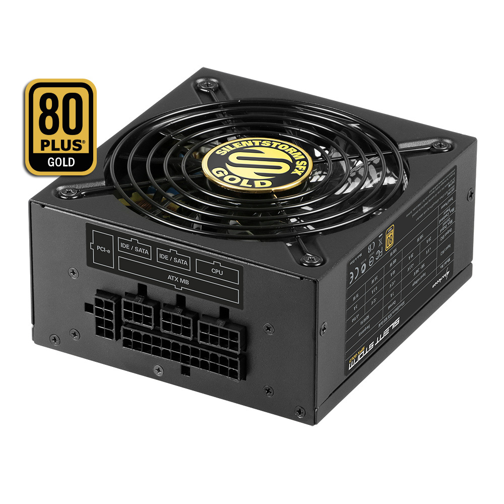 Sharkoon SilentStorm 500W SFX-Netzteil Modular 80+ Gold