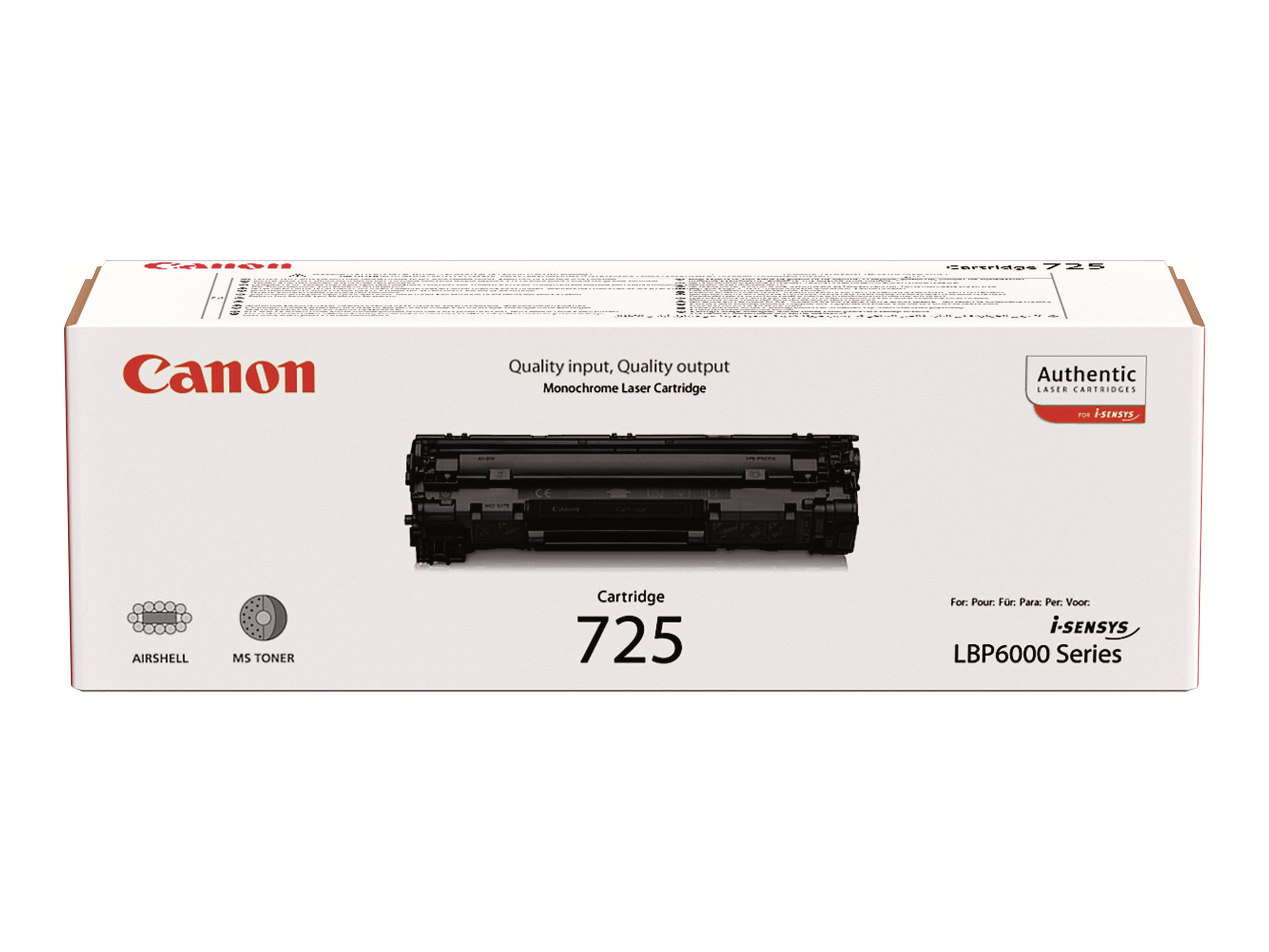 CRG-725 - Schwarz - Original - Tonerpatrone
