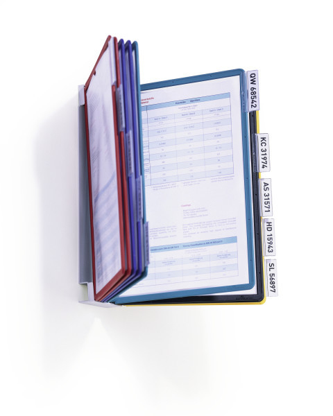 Sichttafelsystem VarioWall 10Sichttafeln A4 mehrfbg