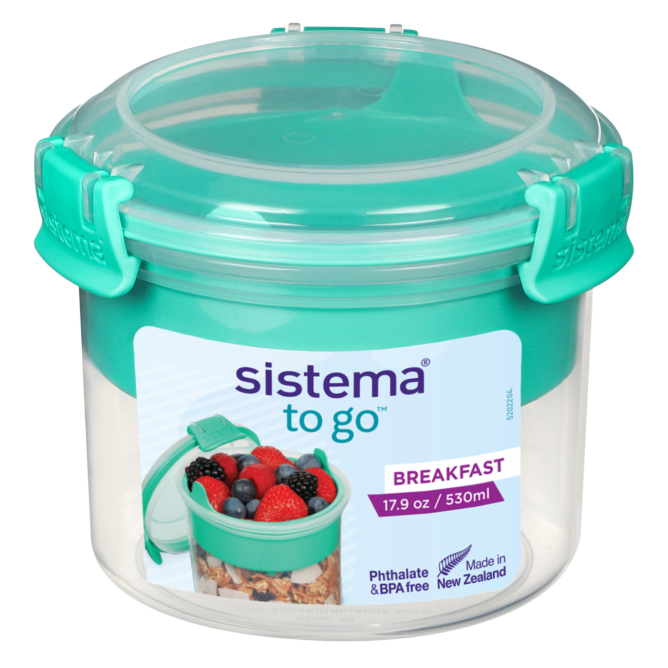 Frühstücksbehälter Breakfast TO GO 530 ml mint