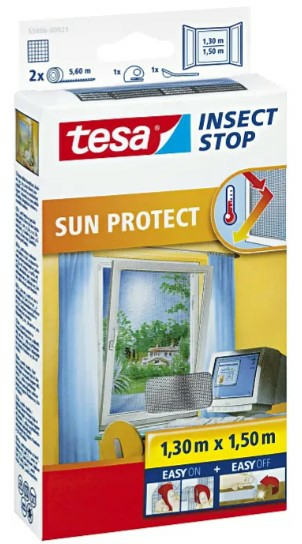 Fliegengitter Insect Stop mit Sonnenschutz anthrazit