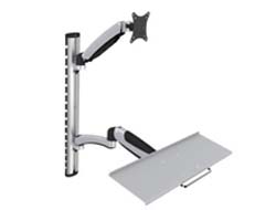 WAH 17"-27" 1TFT 2Gelenke silber Max. 6KG