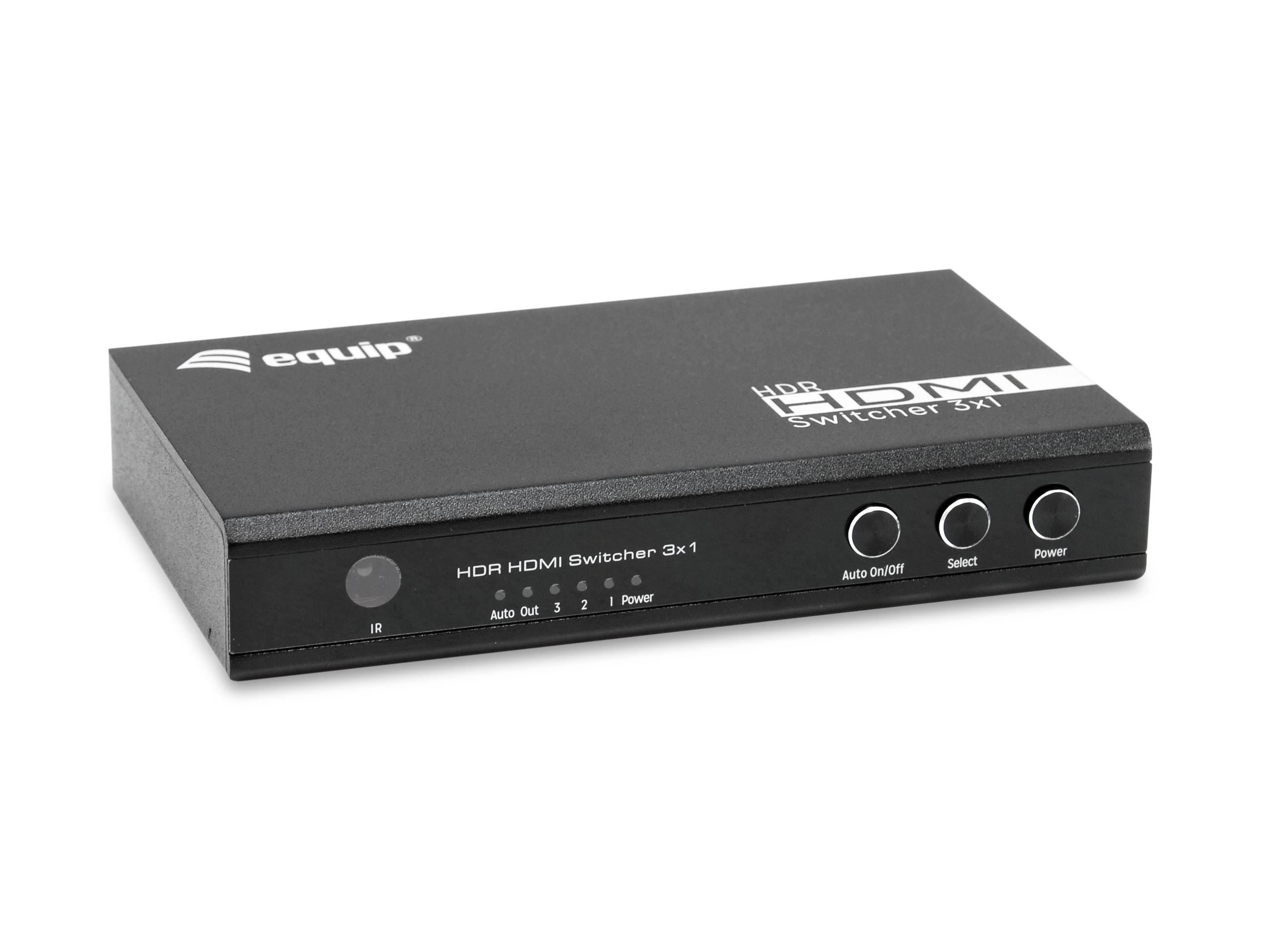 equip 332725 - HDMI - Schwarz - Aluminium - 60 Hz - 3840 x 2160 - 7.1 Kanäle