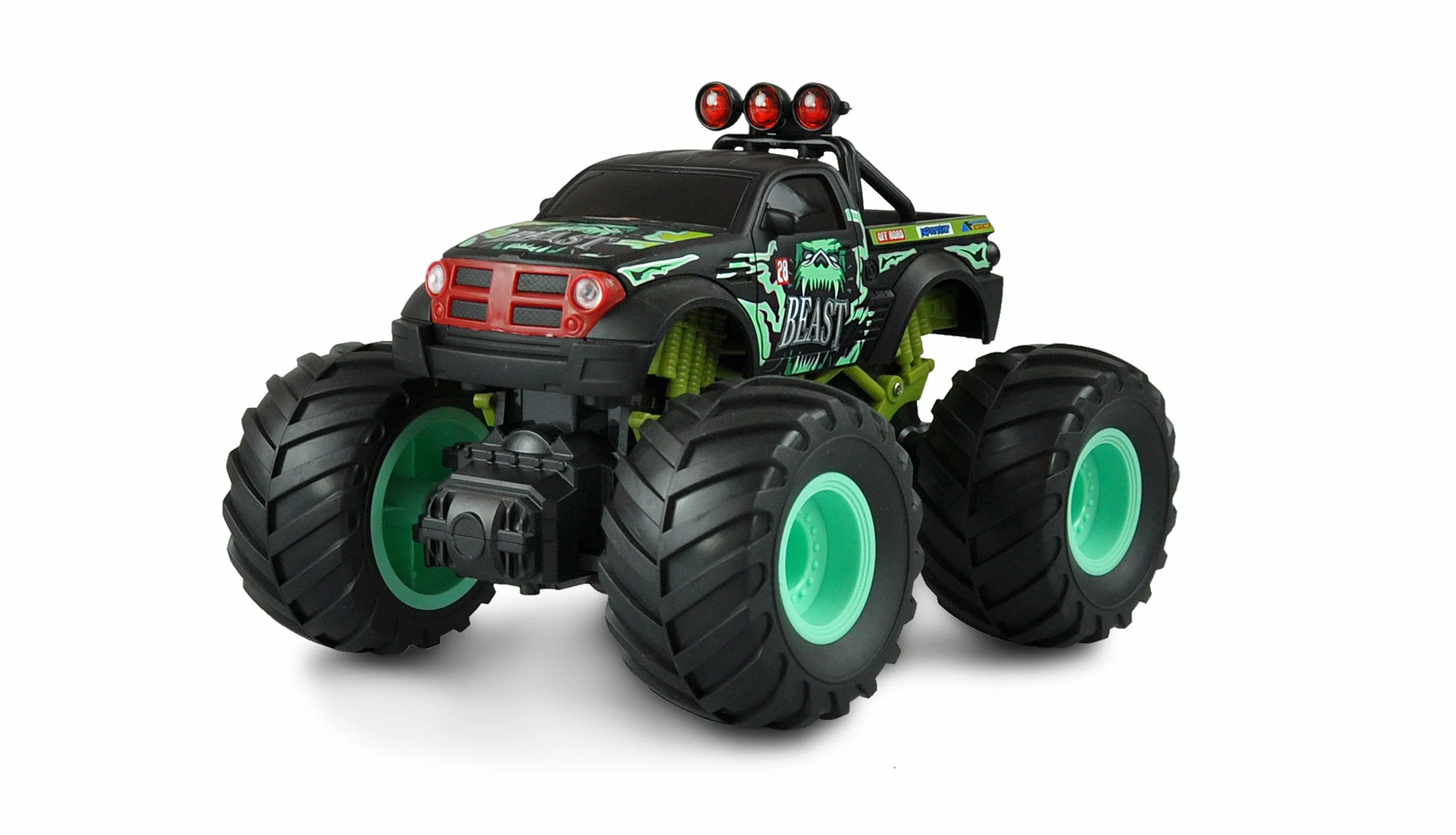 RC Auto Big Buster Truck Li-Ion Akku 500mAh grün   /6+
