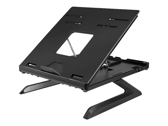 AA0133 Notebook-Ständer – mit Smartphone-Ständer 10 bis 16 Zoll – Schwarz