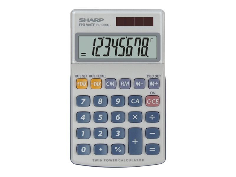 Taschenrechner EL-250 S Solar/ Battery