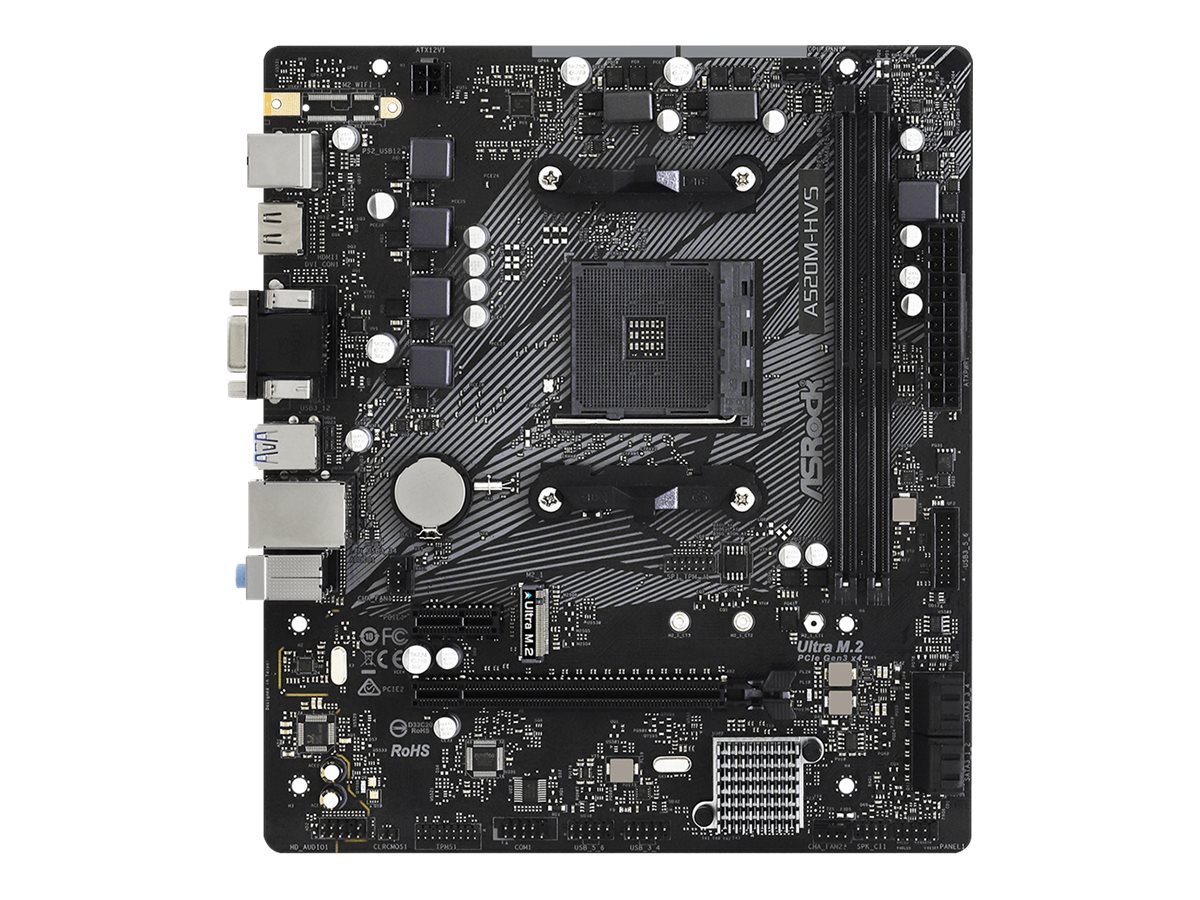 A520M-HVS - AMD A520 - So. AM4 - mATX