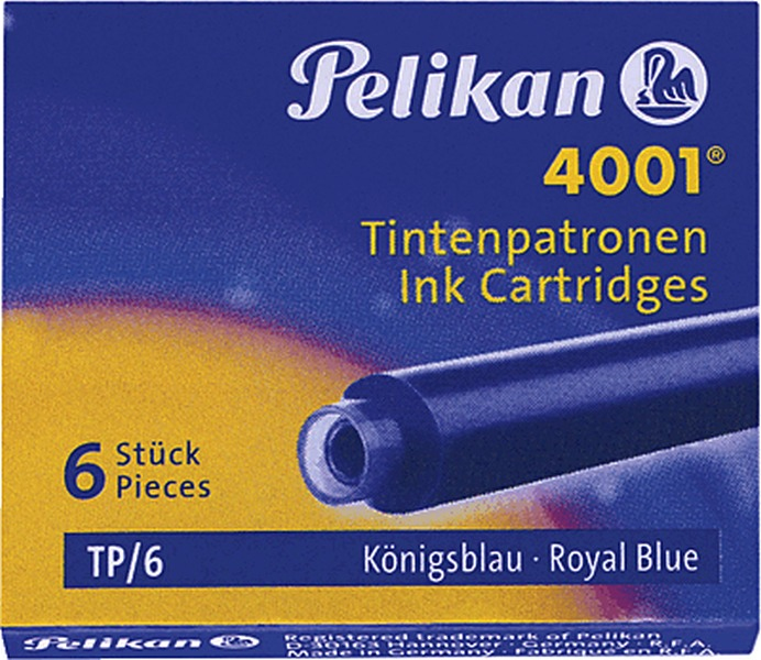 Tintenpatrone 4001 TP/6-2B k.-blau Blister