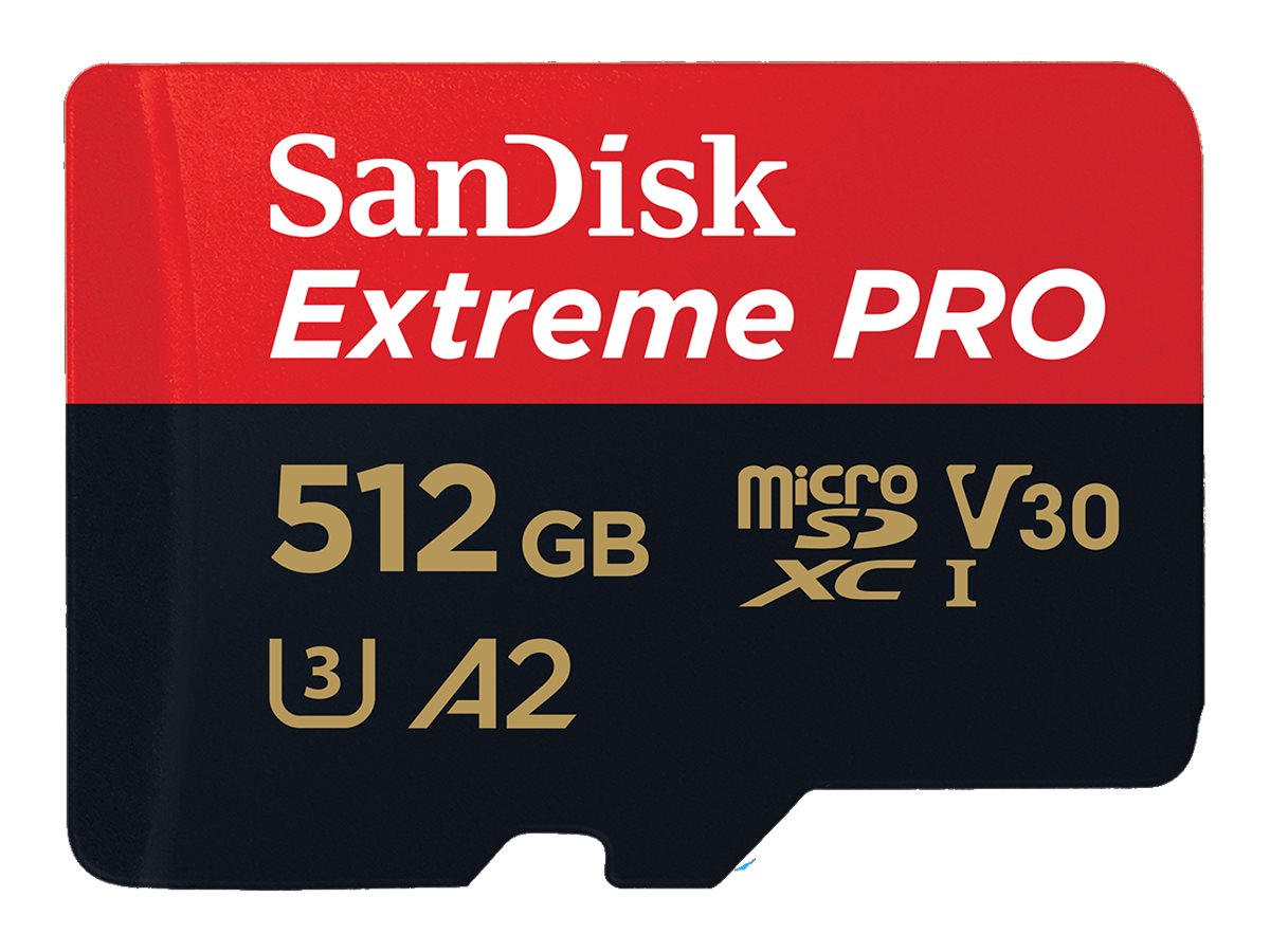 Extreme Pro - Flash-Speicherkarte (microSDXC-an-SD-Adapter inbegriffen)