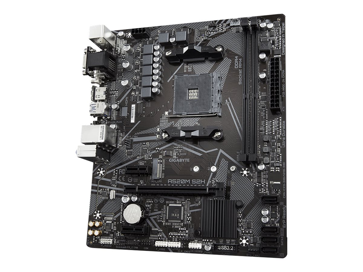 Gigabyte A520M S2H - AMD A520 - So. AM4 - mATX