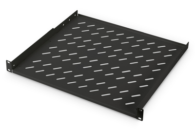 Fachboden 1HE 44x482x399mm bis 15kg schwarz