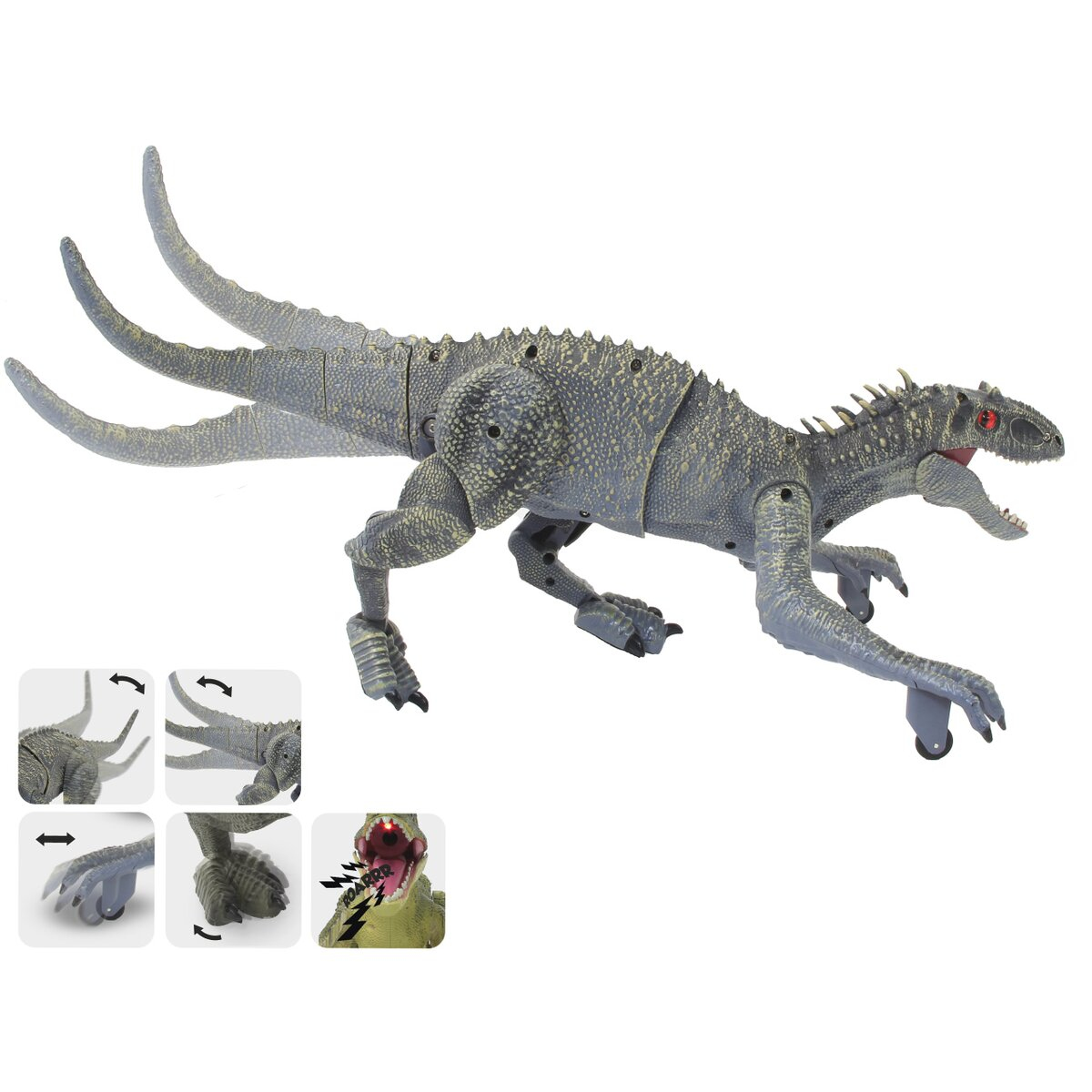 JAMARA | Dinosaurier Exoraptor Li-Ion 3,7V 2,4GHz grau  