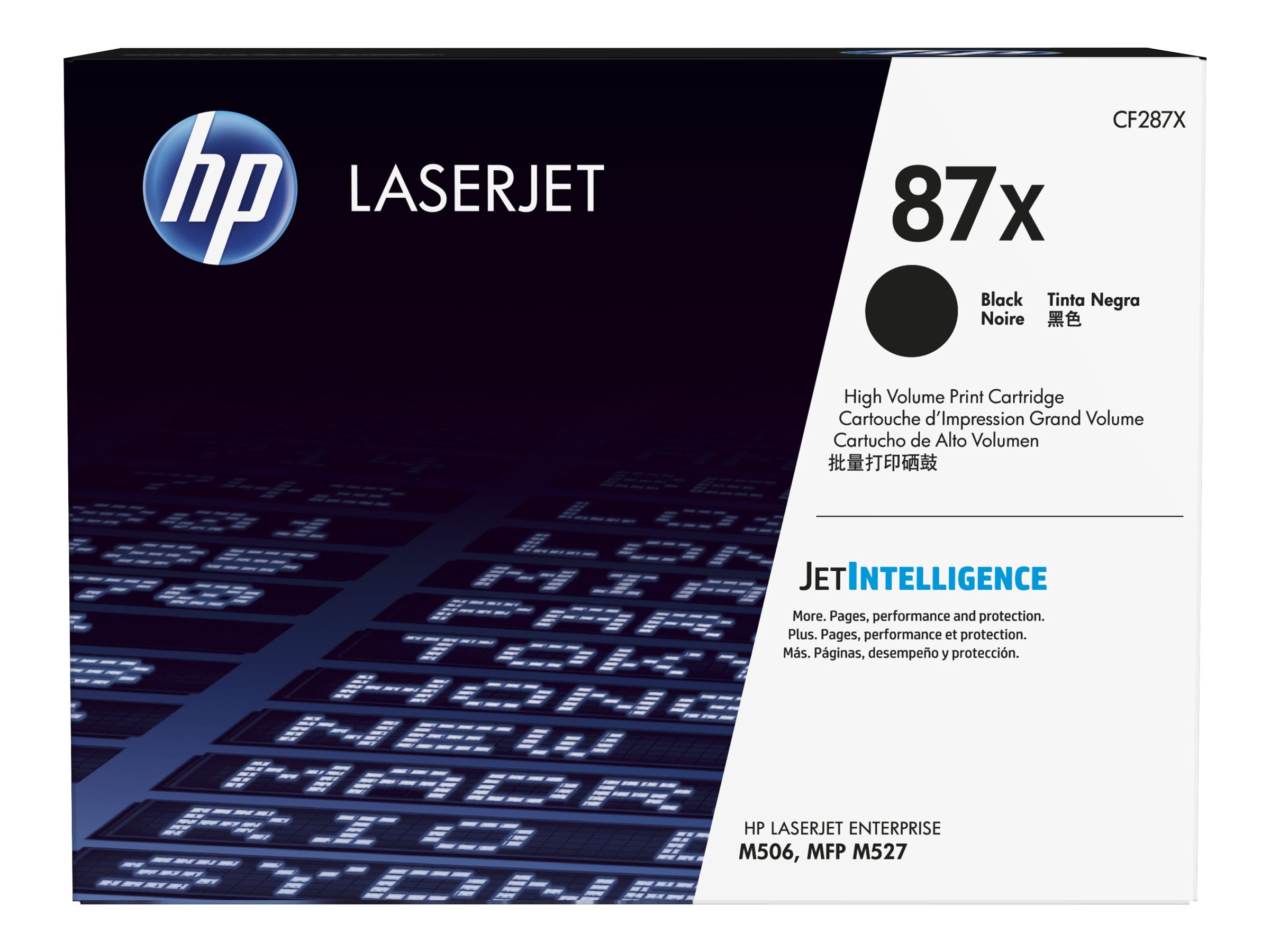 HP 87X - Hohe Ergiebigkeit - Schwarz - Original - LaserJet - Tonerpatrone (CF287X)