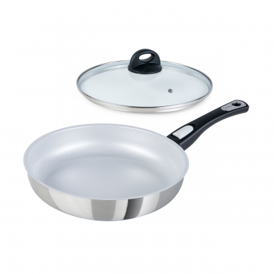 Cerafit Steel Pfannen Set 2-tlg, 28cm, Edelstahl