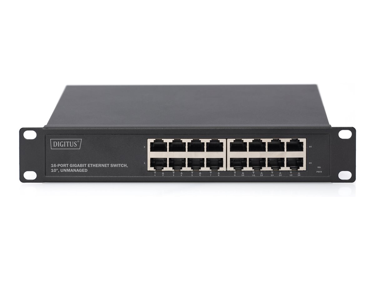10" Switch 16-Port Gigabit Ethernet Unmanaged