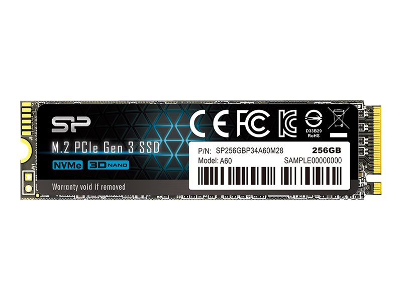 P34A60 - 256 GB SSD - intern - M.2 2280 - PCI Express 3.0 x4 (NVMe)