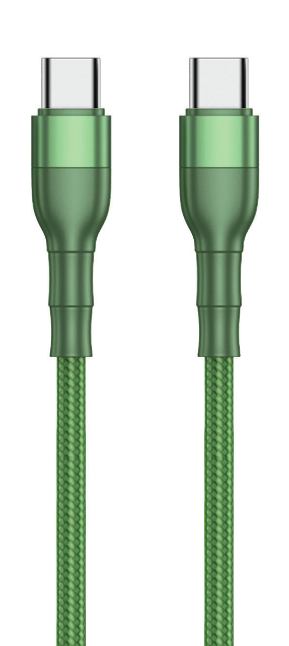 USB Kabel Type C->Type C grün