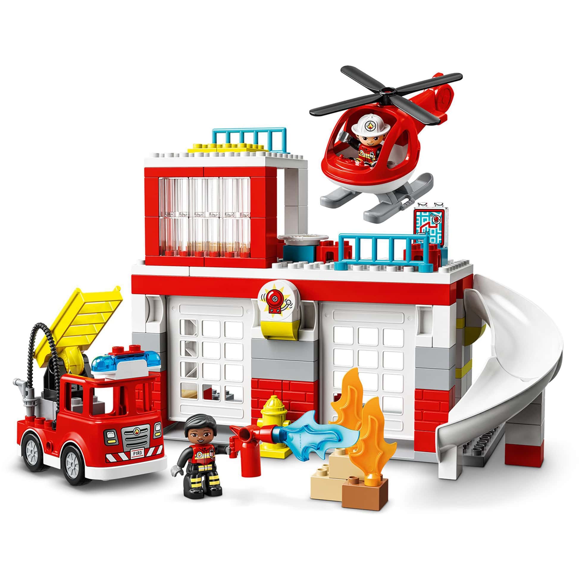 LEGO DUPLO Feuerwehrwache + Hubschrauber              10970