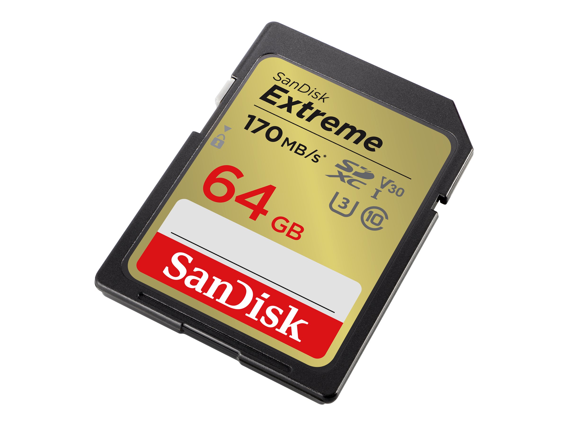 SD Extreme UHS-I Card  64GB SanDisk SDXC