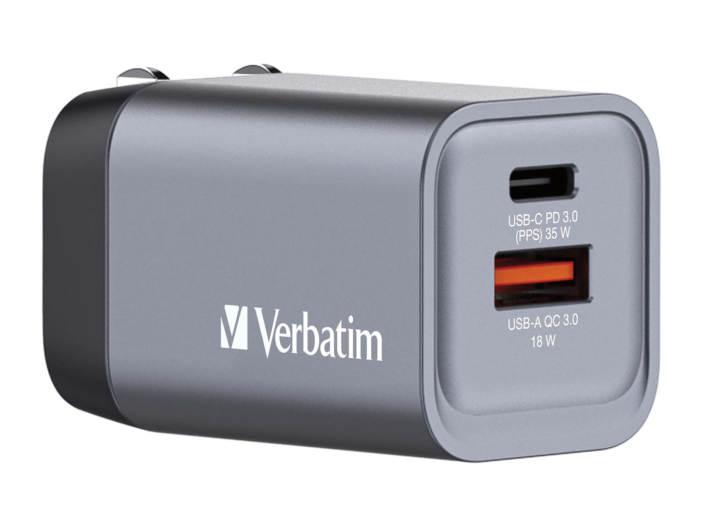 GNC-35 GaN Charger 2 Port 35W USB A/C (EU/UK/US)