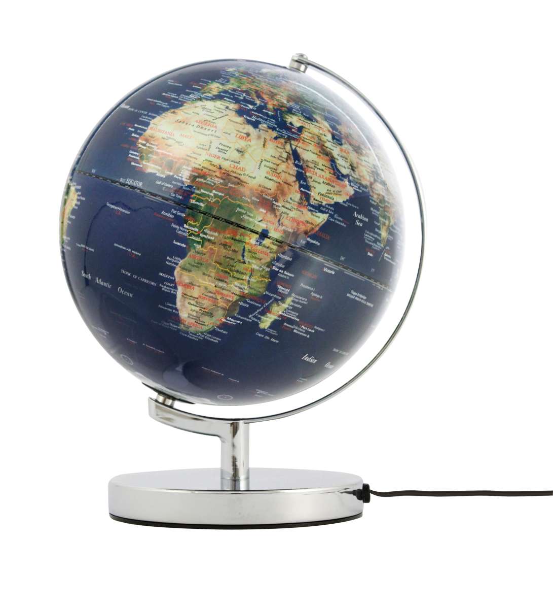 Globus TERRA LIGHT – Leuchtglobus 25 cm – Blau / Grün
