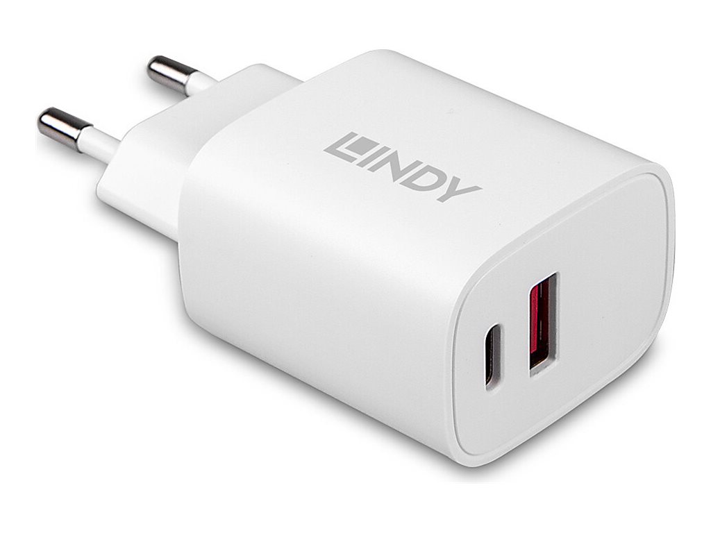 USB Typ A & C Charger 20W, weiß