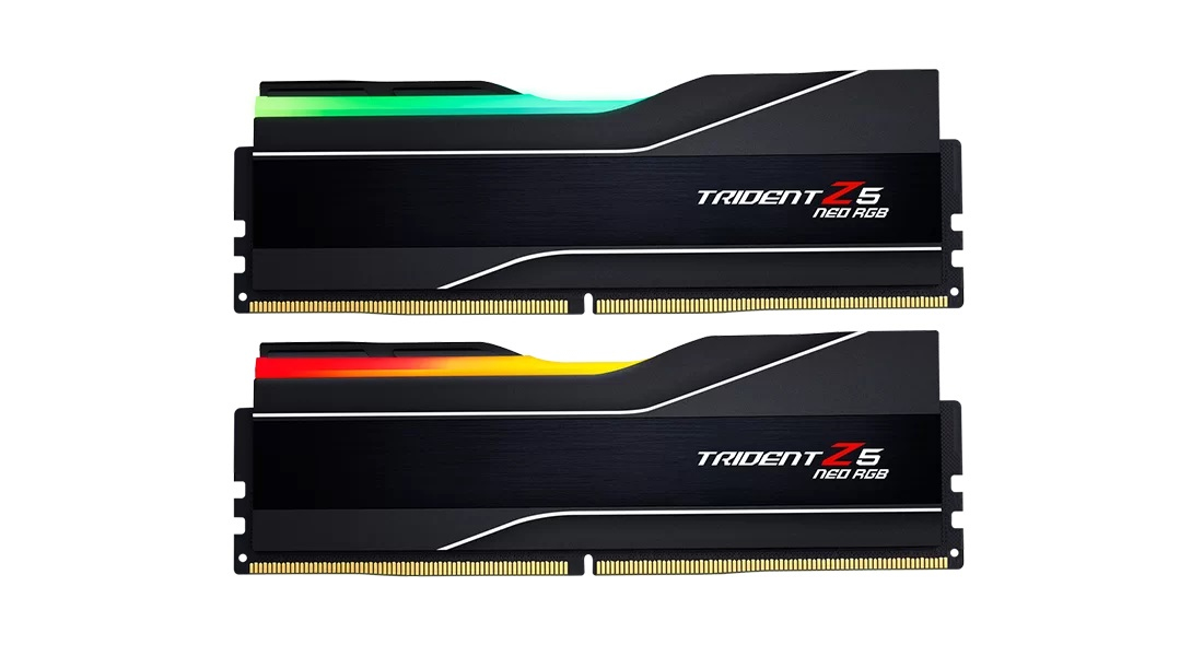 2x 16GB (32GB Kit) DDR5-6000 G.Skill Trident Z5 NEO RGB schwarz CL36 (AMD EXPO)