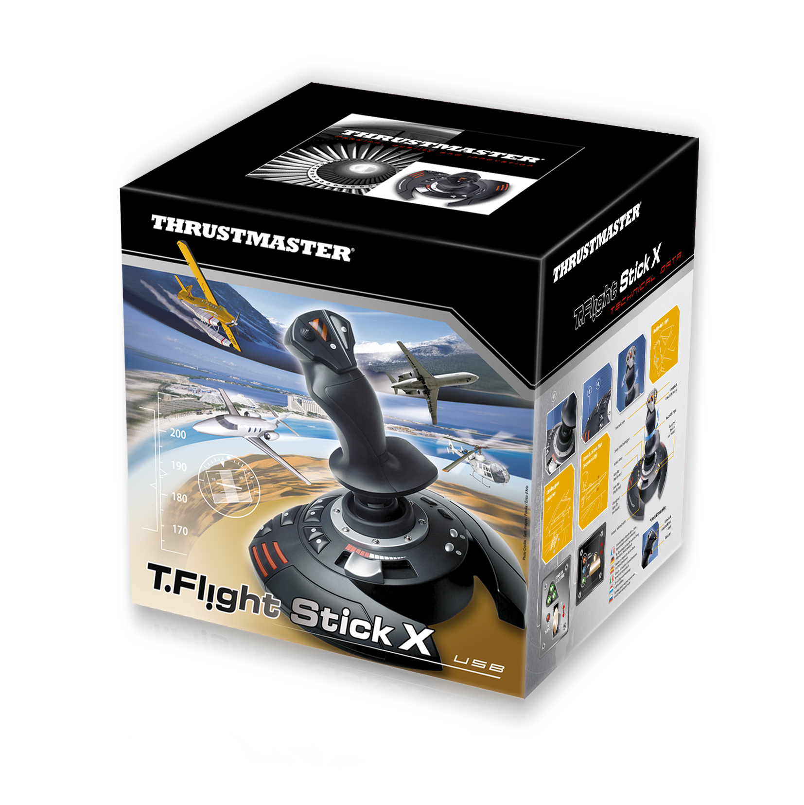 Thrustmaster T-Flight Stick X, USB (PC/PS3) 