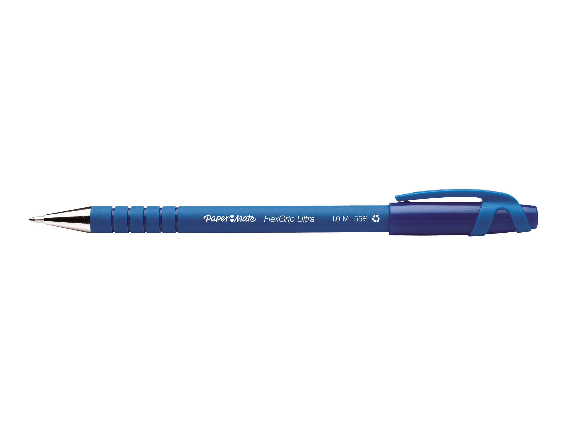 PAPER MATE Kugelschreiber Flexgrip Ultra Stick M Blau 12Stk