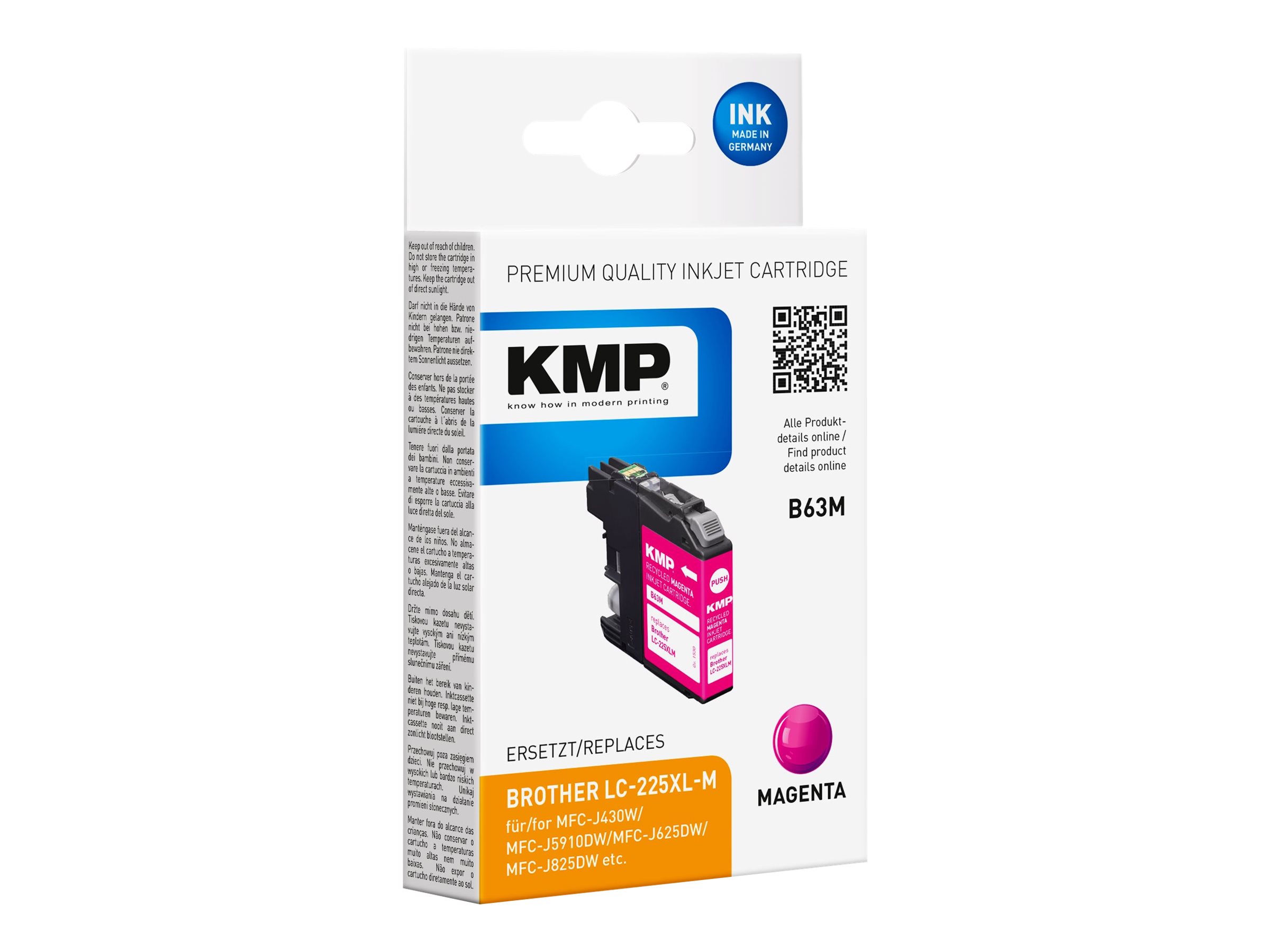 B63M ersetzt Brother LC-225XLM magenta