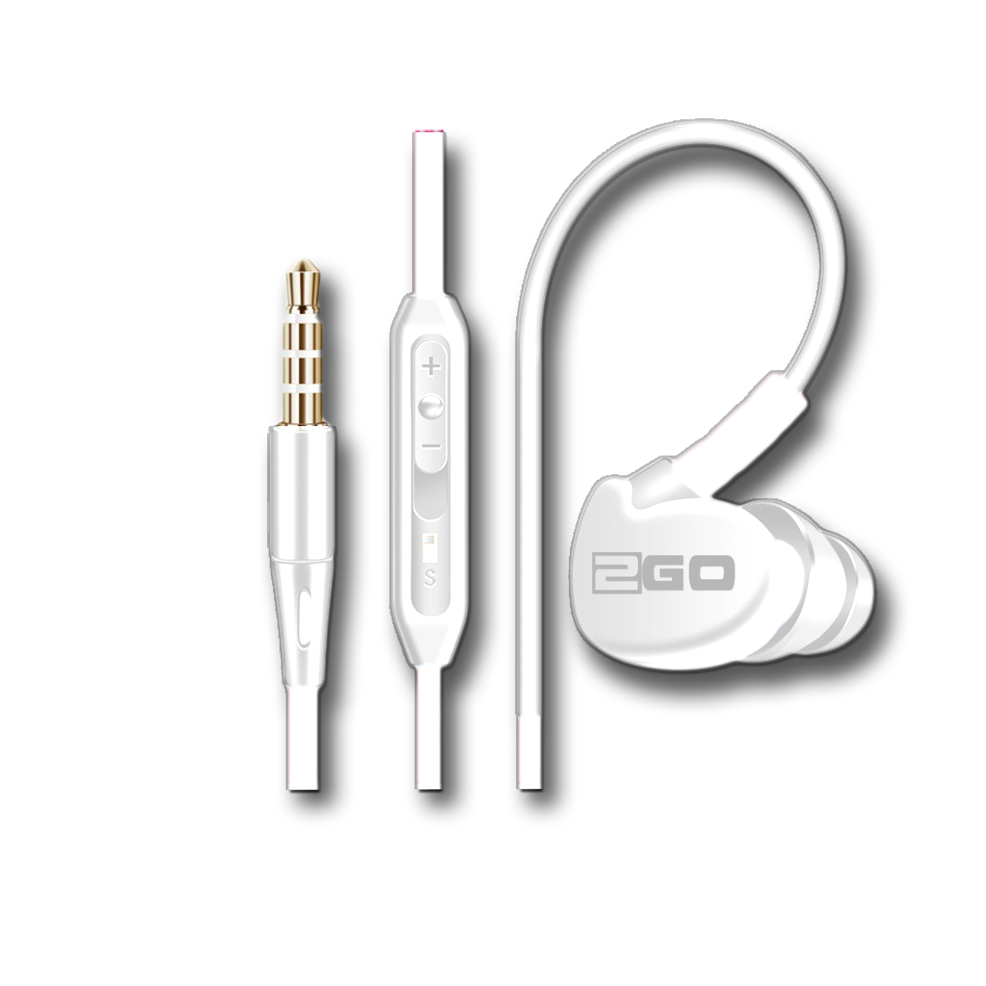 In-Ear Sport-Headset"Active 1" weiss