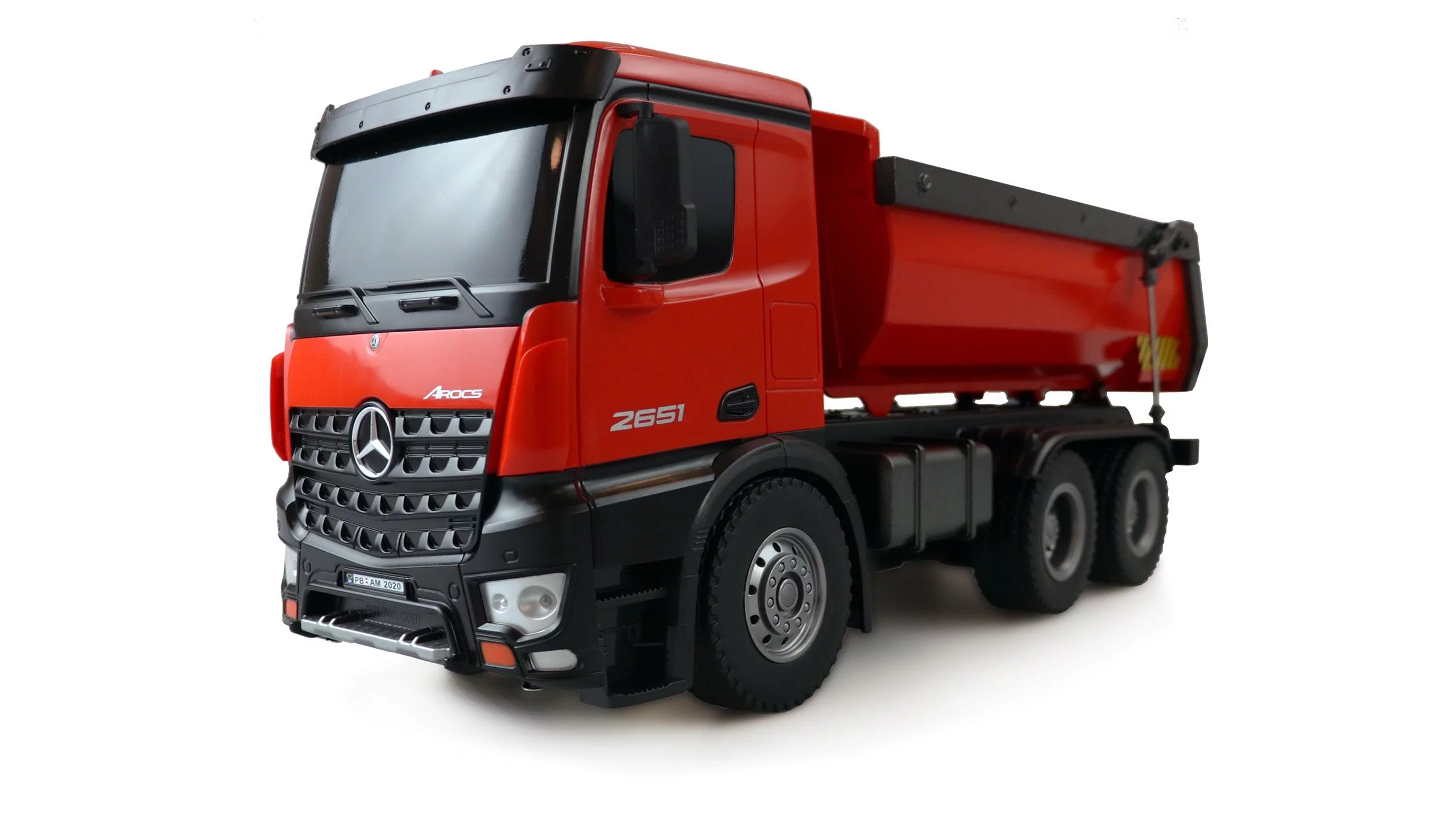 Amewi | Mercedes-Benz Arocs Lizenz LKW Kipper 2,4GHz RTR rot