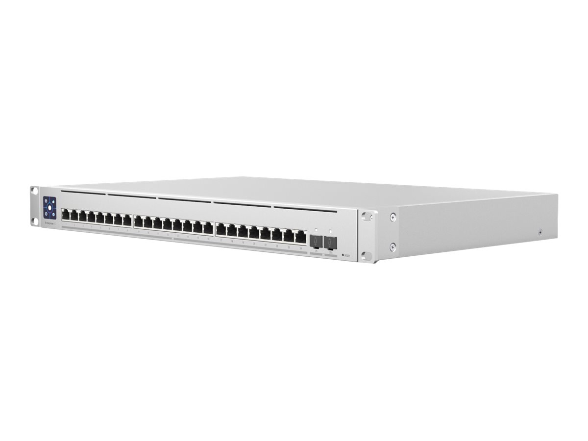 UniFi Enterprise XG 24 - Switch - L3 - managed - 24 x 100/1000/2.5G/5G/10GBase-T + 2 x 25 Gigabit SFP28 (Uplink)