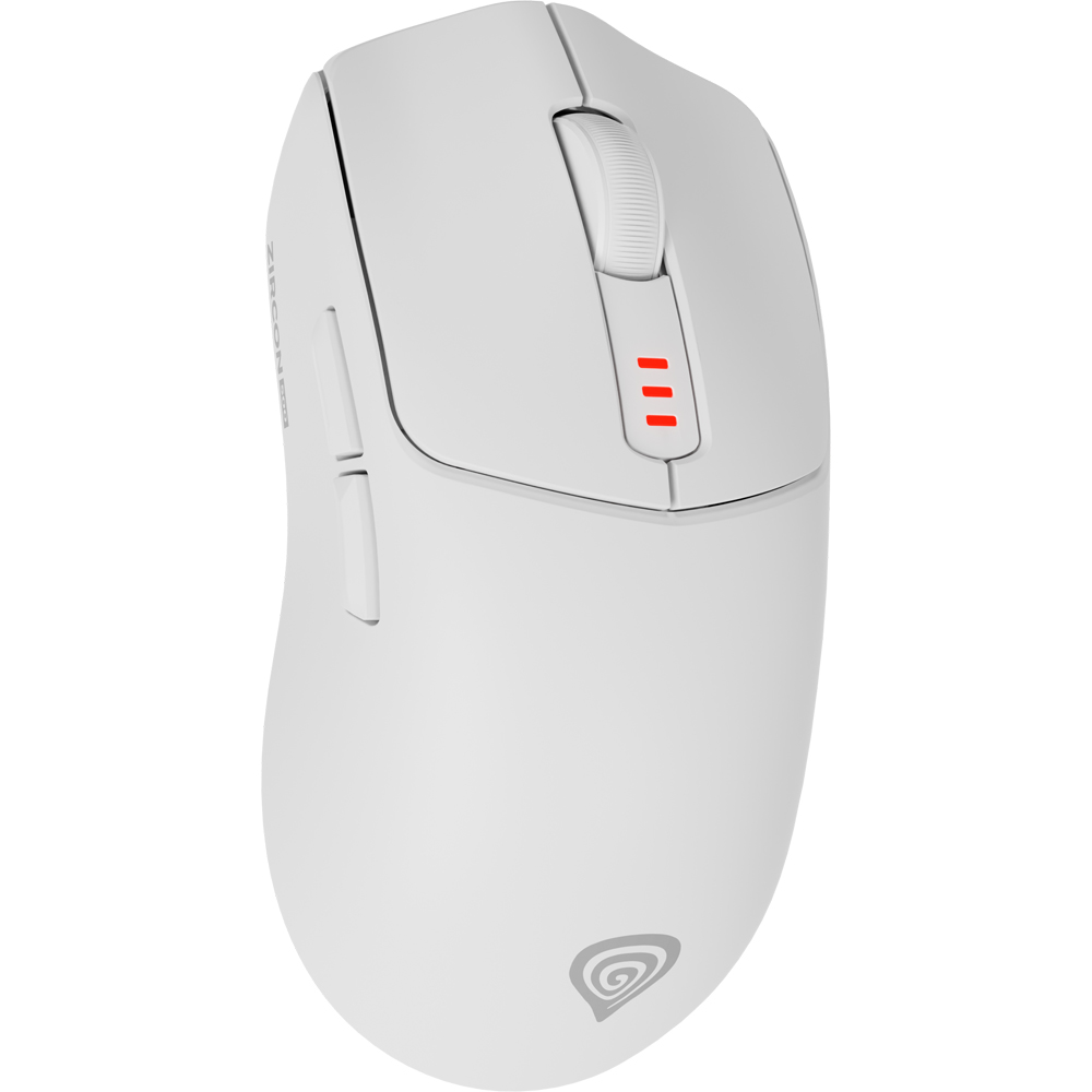 Gaming Maus ZIRCON 500 kabellos weiß