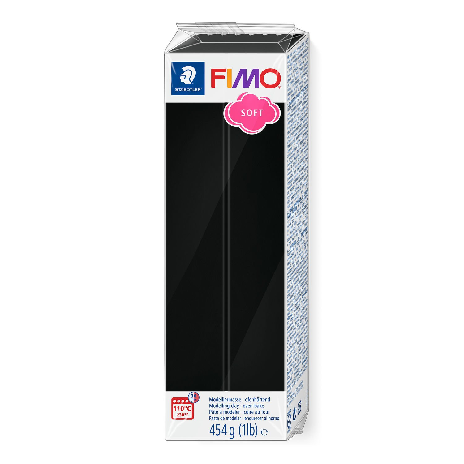 FIMO 8021 - Modellierton - Schwarz - 1 Stück(e) - 1 Farben - 110 °C - 30 min