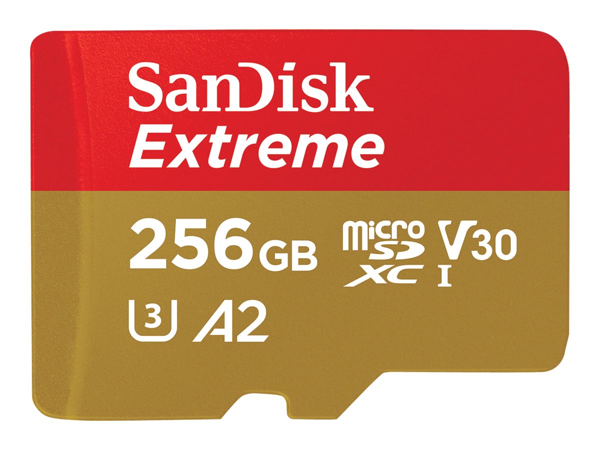 Extreme - Flash-Speicherkarte (microSDXC-an-SD-Adapter inbegriffen)