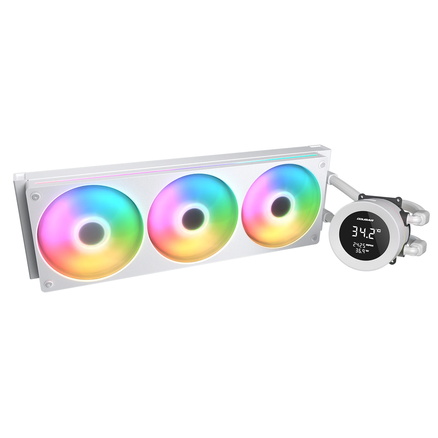 CPU Wasserkühlung Poseidon Vistek 360, ARGB, Weiß