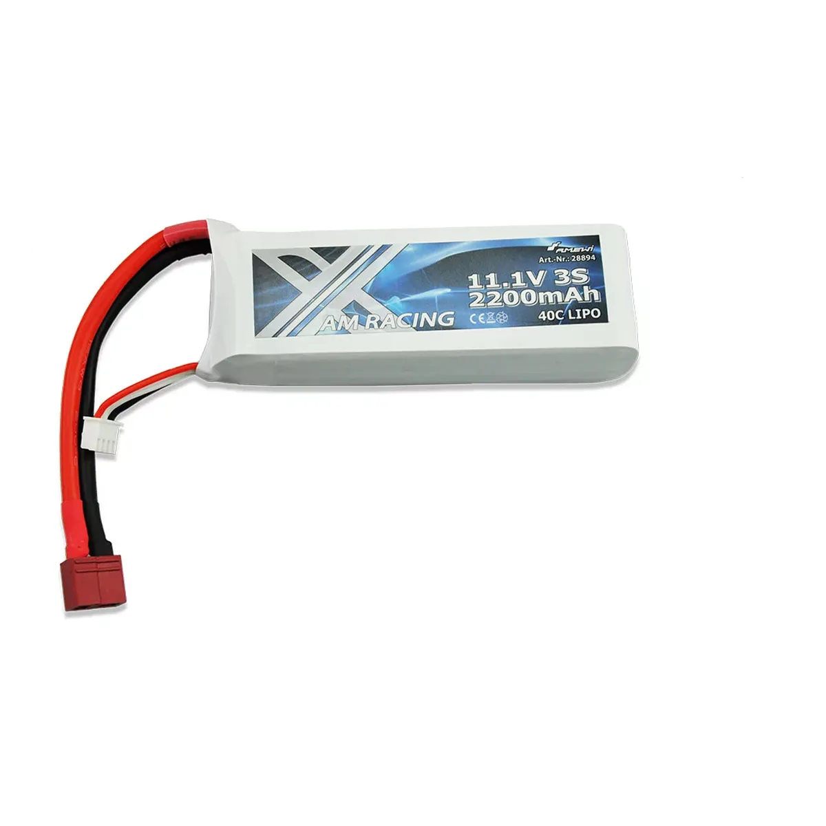 Zubehör LiPo Akku 3S 11,1V 2200mAh 40C Softcase DEANS