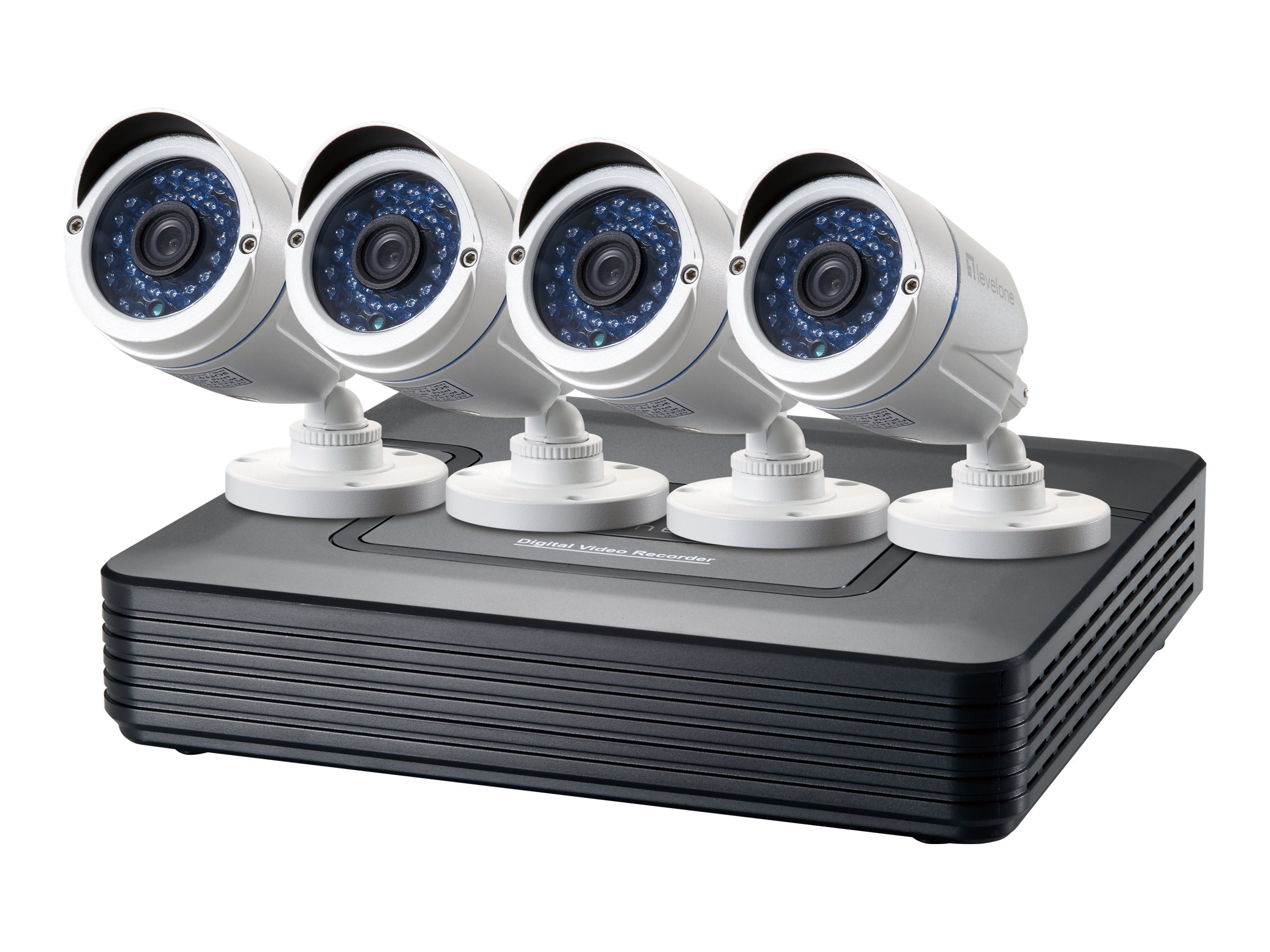 CCTV  8-Kanal         Fix  Out H.265 IR 4xCam inkl.