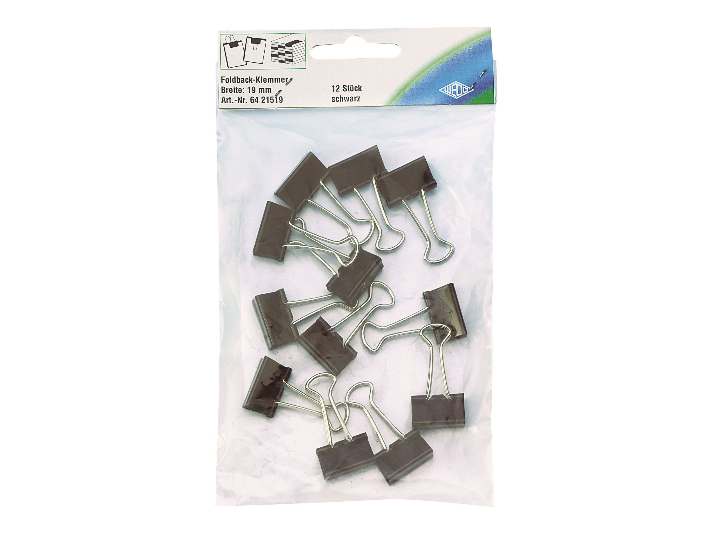 Klemmer Foldback 25 mm in 12er SB-Packung