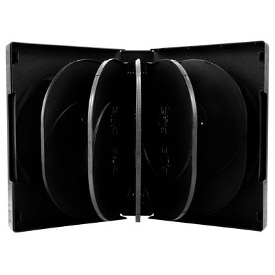BOX18 - DVD-Hülle - 12 Disks - Schwarz - Kunststoff - 120 mm - 136 mm