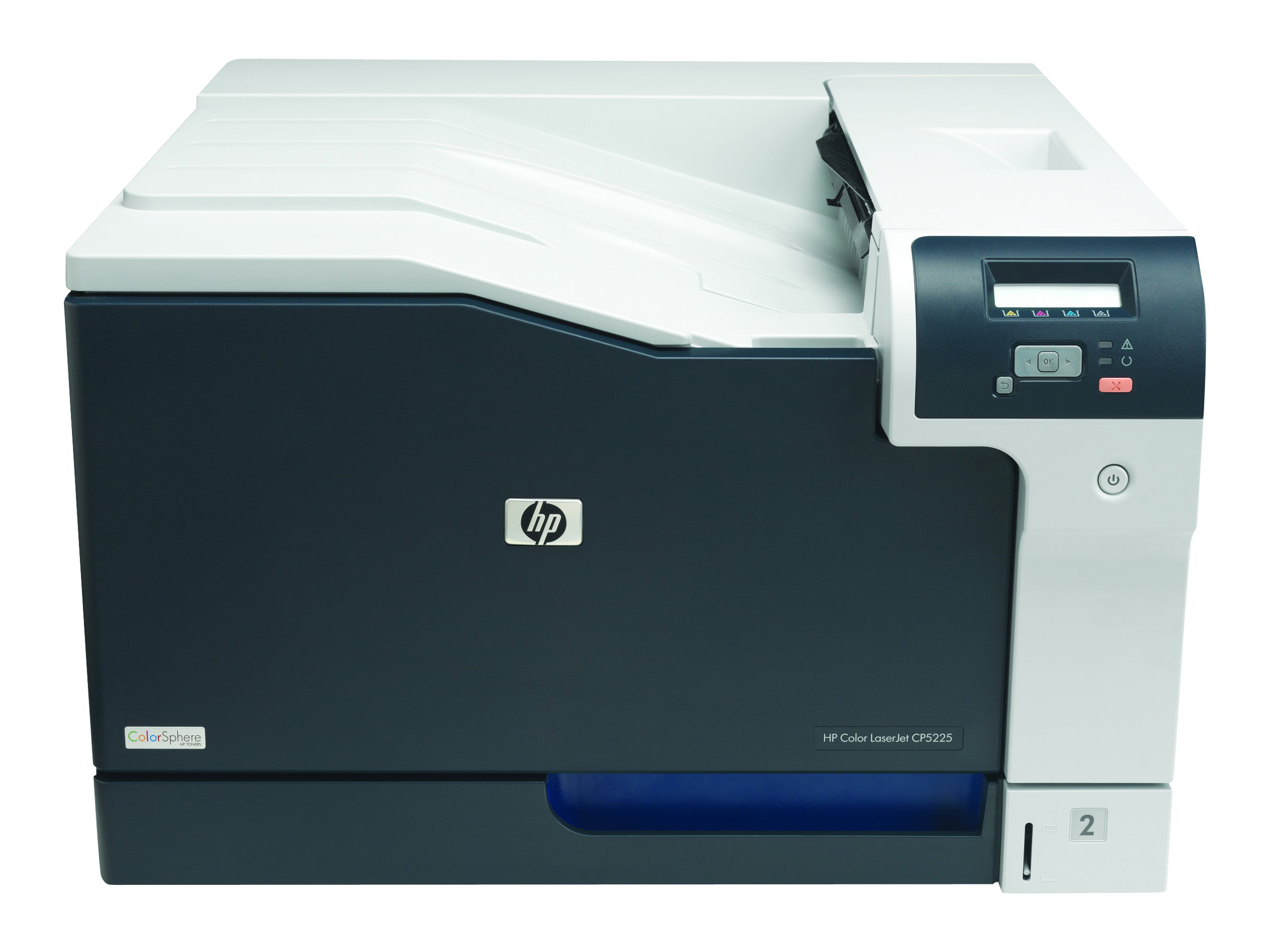 HP Color LaserJet Professional CP5225n - Drucker - Farbe - Laser - A3 - 600 dpi - bis zu 20 Seiten/Min. (einfarbig)/