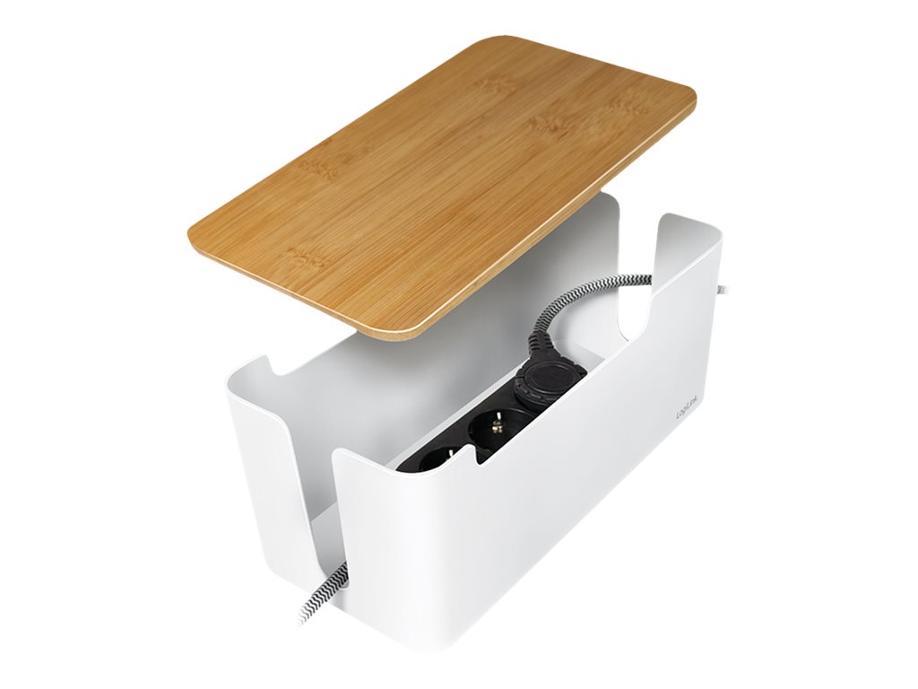 Kabel-Organizer - mit Bambusdeckel