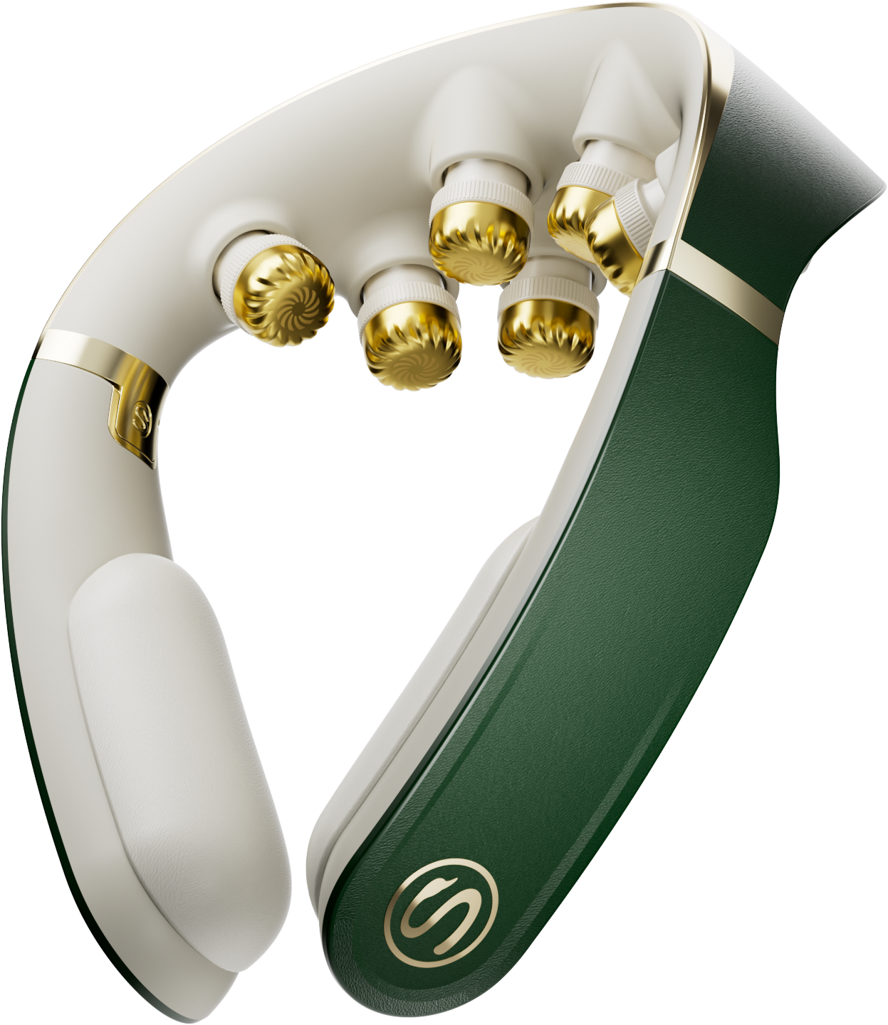 G7 Pro-Fold Green – faltbares Nackenmassagegerät mit Wärme, Vibration und App-Steuerung